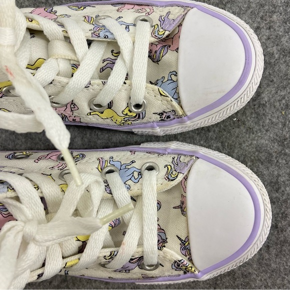Converse Chuck Taylor All Star High Tops Unicorns Child Size 11 - Picture 11 of 12